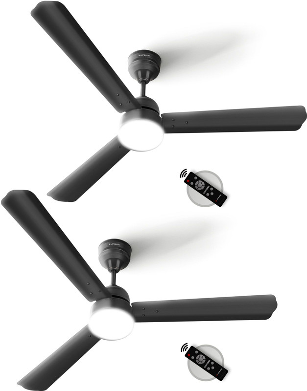 Longway Aero BLDC with 3 Year Warranty 1200 mm Ceiling Fan(5 Star | Smoked Brown | Pack of 1)