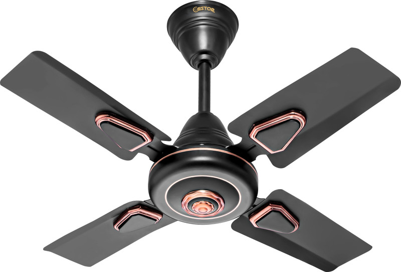 GESTOR ALTROZ Ultra High Speed 24 Inch Decorative with 1 Year Warranty Anti Dust 600 mm Ceiling Fan(Ivory | Pack of 2)