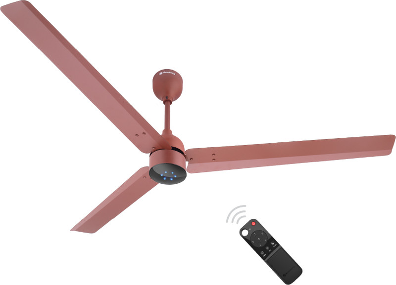 Atomberg Renesa 1400 mm BLDC Motor 3 Blade Ceiling Fan(Matt Brown, Pack of 1)