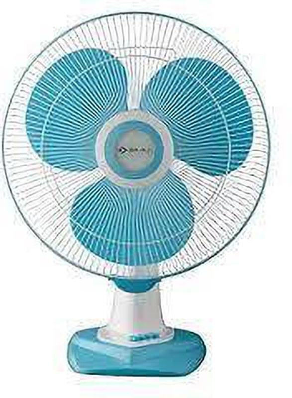 BAJAJ AIRSTREAM 400 mm Silent Operation 3 Blade Table Fan (BLUE, Pack of 1)