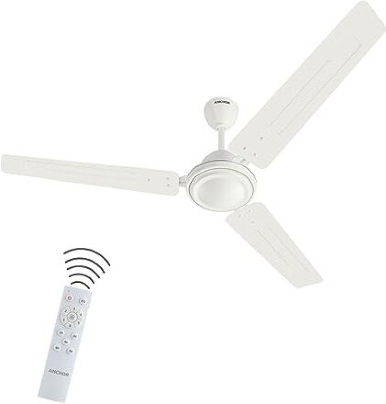 Anchor By Panasonic 14992CHW 1200 mm 3 Blade Ceiling Fan(Creame White, Pack of 1)