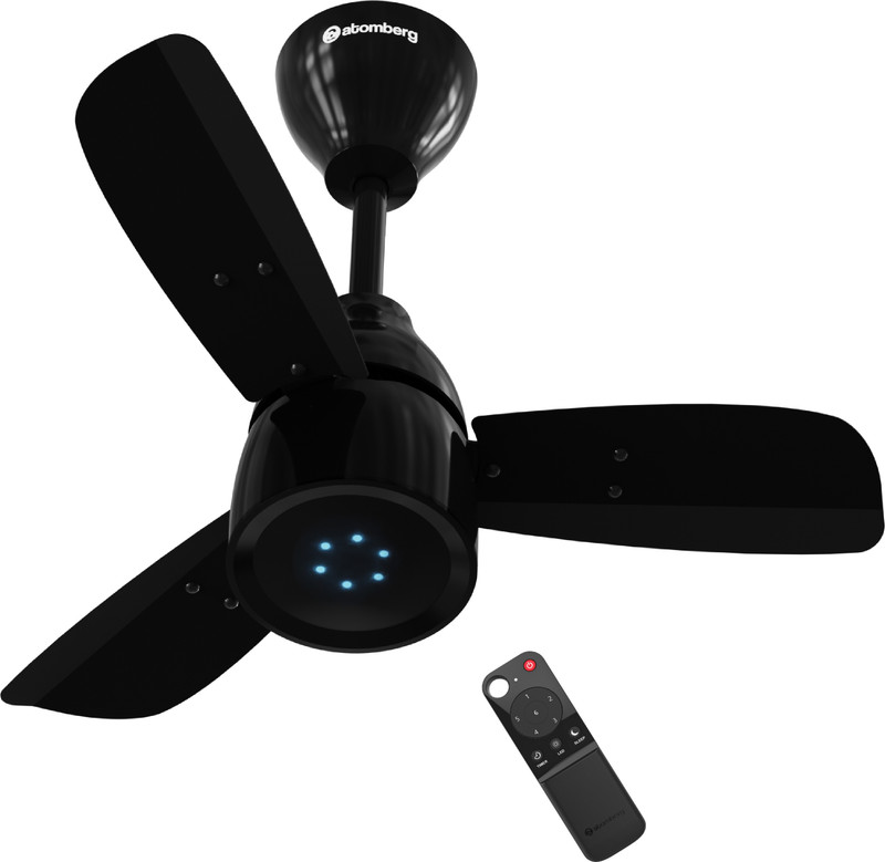 Atomberg Renesa Prime Remote|High Air Delivery|LED Speed Indicator|Low Noise|Sleek Design with 3 Year Warranty BLDC Motor with Remote 1200 mm Ceiling Fan(5 Star | Seasand Ivory | Pack of 1)