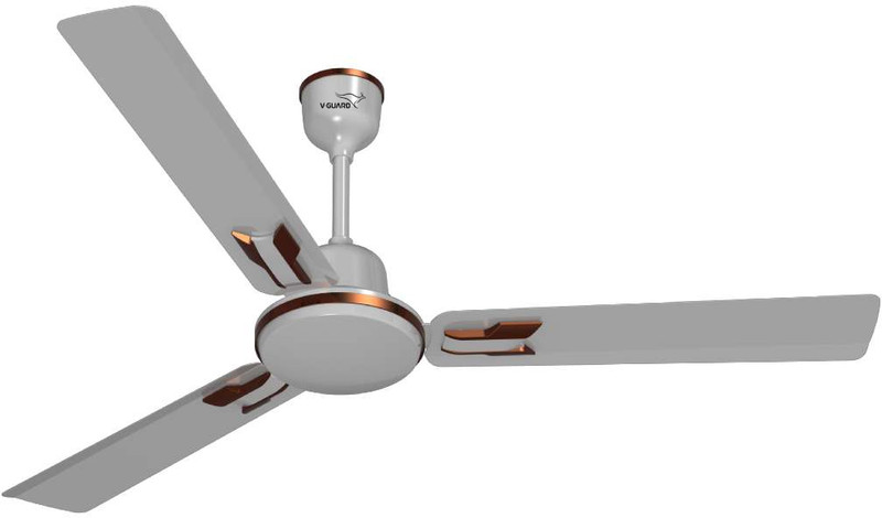 V-Guard Pace Art (Pebble White) with 2 Year Warranty Energy Saving 1200 mm Ceiling Fan(1 Star | Pebble White | Pack of 1)