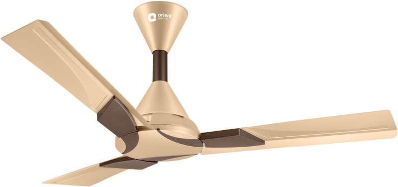 Orient Electric Wendy 1 Star 1200 mm 3 Blade Ceiling Fan(Ultra High Speed | Topaz Gold | Pack of 1)