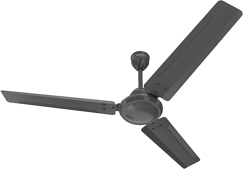 BAJAJ CLASSICO 12S1 1200 mm 3 Blade Ceiling Fan (Coal Mine Grey, Pack of 1)