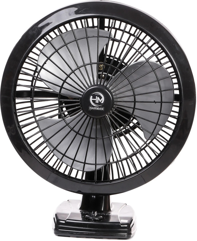 HM HMTF-BLACK12 with 12 Months Warranty Silent Operation 300 mm Table Fan(Black | Pack of 1)