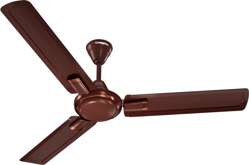 Crompton Highspeed Ameo Activ Power Technology Anti Rust Decorative with 1 Year Warranty Energy Saving 1200 mm Ceiling Fan(1 Star | Brown Gold | Pack of 1)