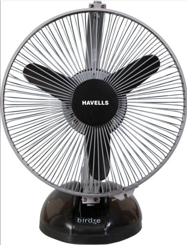 HAVELLS BIRDIEBLACK with 2 Months Warranty Anti Rust Table Fan(Black&Grey | Pack of 1)