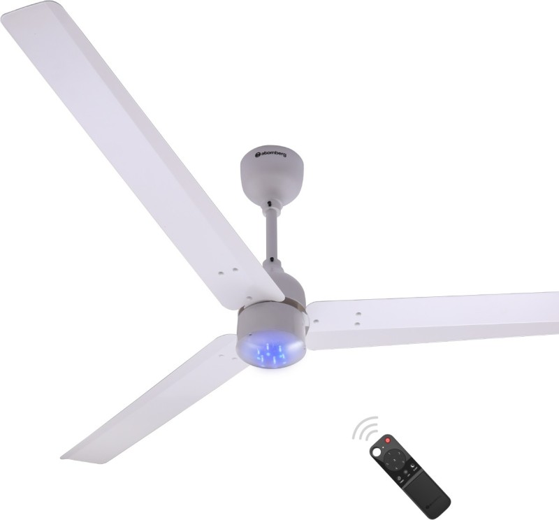 Atomberg Renesa 5 Star 1400 mm BLDC Motor with Remote 3 Blade Ceiling Fan(White, Pack of 1)