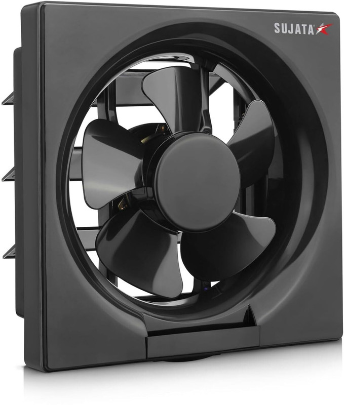 SUJATA Woosh EPB81HS Exhaust Fan | High Speed | Copper Winding | Ventilation Fan with 2 Year Warranty Ultra High Speed 200 mm Exhaust Fan(Black | Pack of 1)