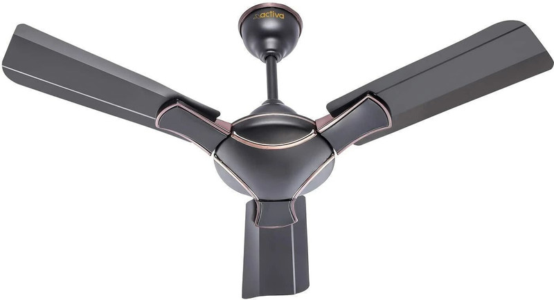 ACTIVA Corolla 36 Inch Smoke Brown 650 RPM with 2 Year Warranty 900 mm Ceiling Fan(Smoke Brown | Pack of 1)