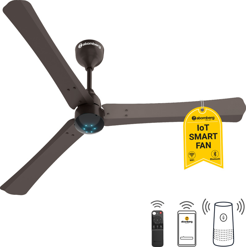 Atomberg Renesa smart+ 1200mm Earth Brown 5 Star 1200 mm 3 Blade...