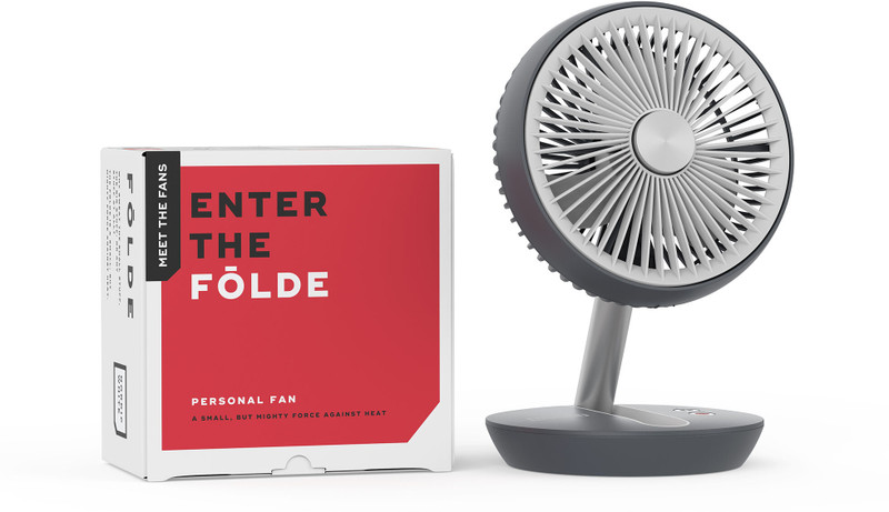 Nuuk Folde v2 with 12 Months Warranty BLDC Motor 7 Inches Table Fan(Nordic White | Pack of 1)