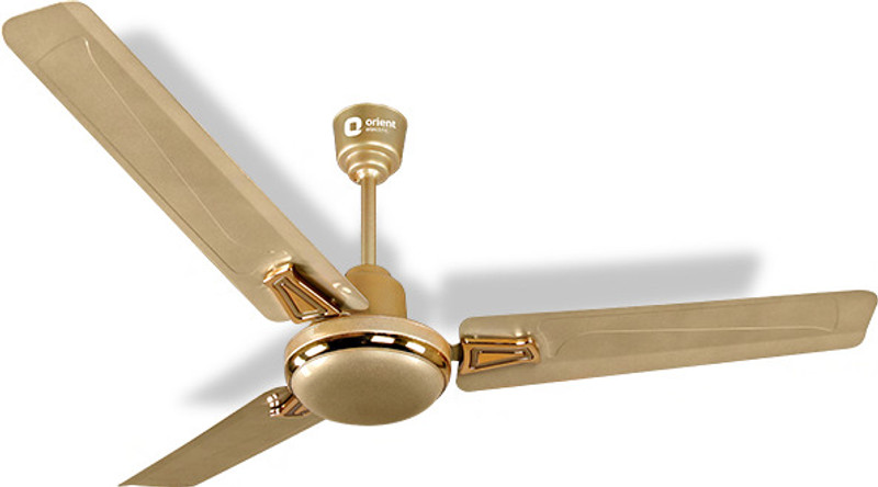 Orient Electric Orient summer crown 1200 mm Silent Operation 3 Blade Ceiling Fan (Orientgold, Pack of 1)