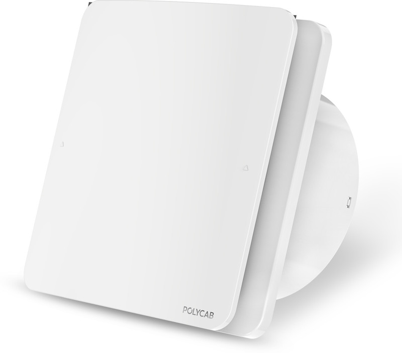 Polycab FRESHLY PRIME BLDC Noiseless Air with 2 Year Warranty Ultra High Speed 150 mm Exhaust Fan(White | Pack of 1)
