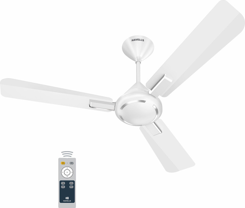 HAVELLS Ambrose BLDC with 2 Year Warranty 1200 mm Ceiling Fan(1 Star | Chrome | Pack of 1)