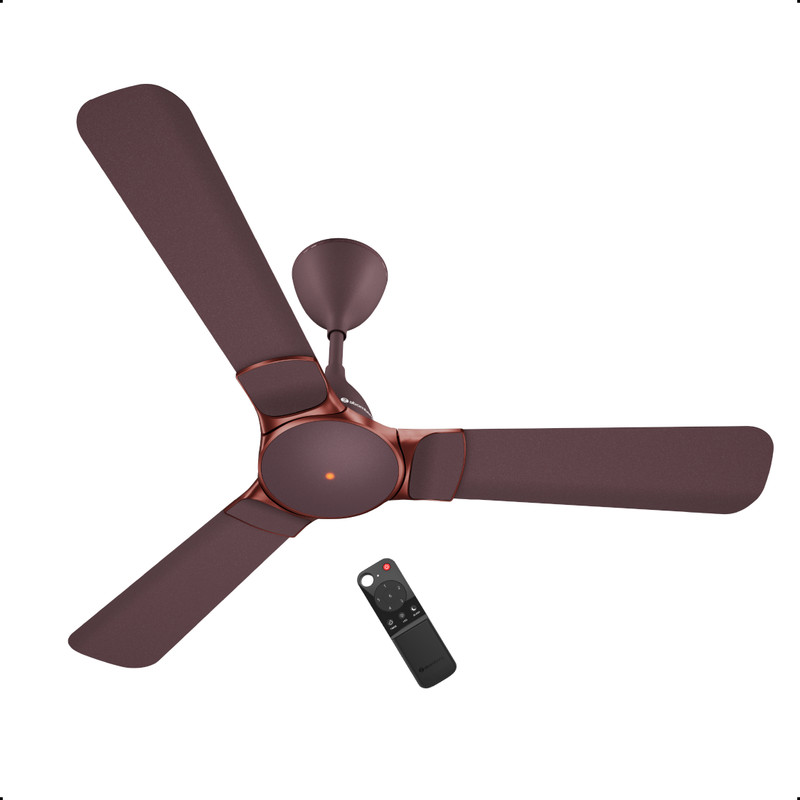 Atomberg Erica Nuvo|Award Winning Designer Fan|High Air Delivery|Low Noise|Elegant Trims with 3 Year Warranty BLDC Motor with Remote 1200 mm Ceiling Fan(5 Star | Lotus Pink | Pack of 1)