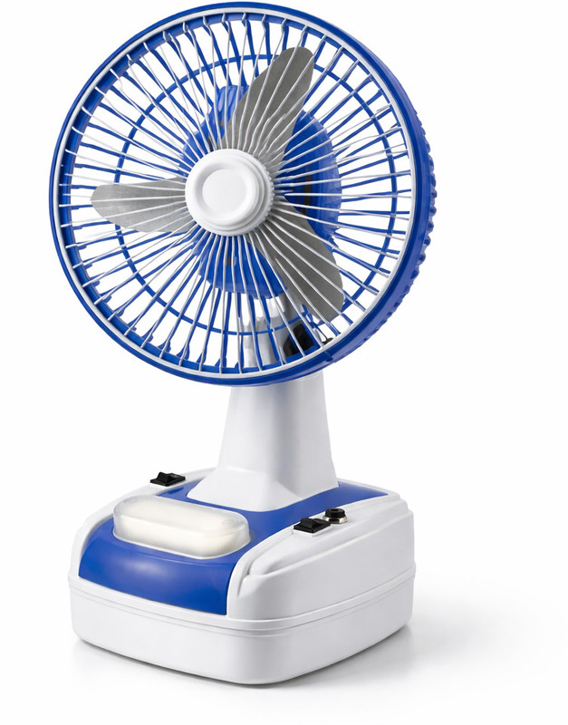 ROPIOR RP-Chargetablefan-001-Green Anti Rust, Energy Saving, Silent Operation 400 mm Table Fan(4 Star | Green | Pack of 1)