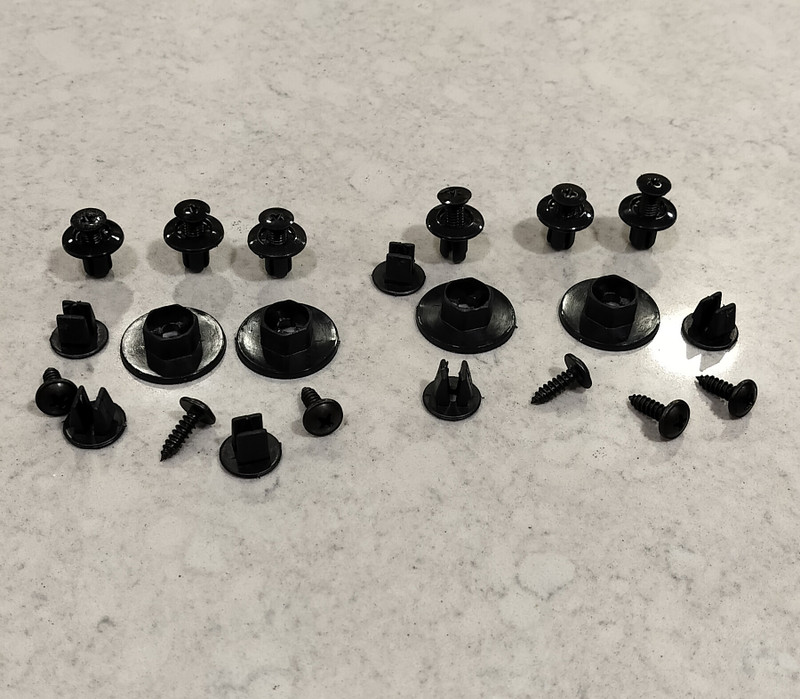 ARK OGL Q Fender Lining Fasteners/Car Trim clip/Button kit Vw Polo Right Left kit Fastener(No)