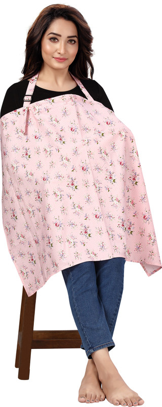 Babywish Pink Rose Feeding Cloak(Pink)