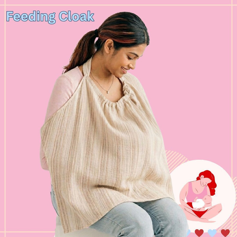 Heer Enterprises Breathable Nursing Cover for Breast feeding Covers for Nursing Mom Feeding Cloak(Multicolor)