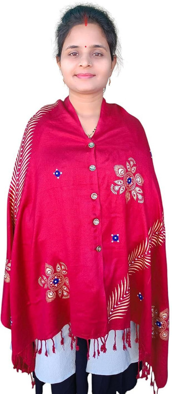 Bhavy Breast feeding Maternity Cover for Mothers , Nursing Cover Scarf/Stole Feeding Cloak(Red)