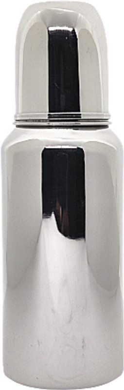 Apana Enterprises Home's and Kitchen New Born Baby Feeding Bottle 250ml for Milk /Water Feeding - Stainless steel(Silver)