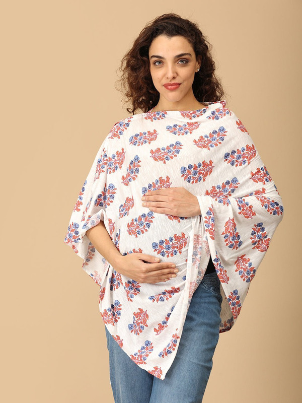 The Mom Store Feeding Cloak(White)