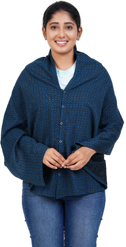 Kowsi Soft Mother's Nursing & Feeding Shawl Feeding Cloak(Peacock Blue)