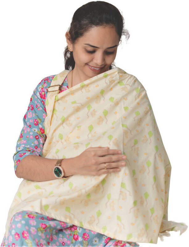 Firstin Nursing & Breast Feeding cover for Maternity Women Feeding Cloak(Vanilla Bunny Kite)