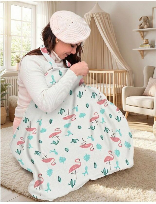 Shopaxis Feedcover Feeding Cloak(White)