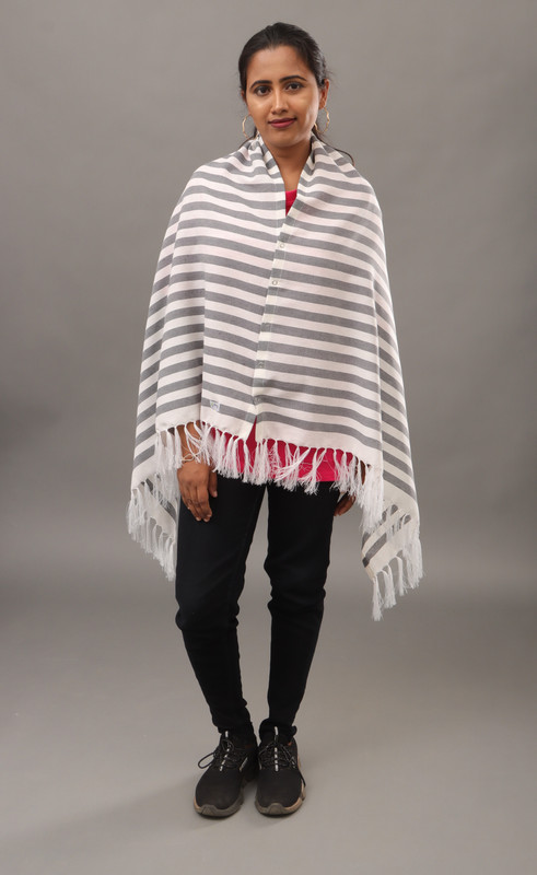 Hanvya Mother's Feeding Shawl Feeding Cloak(Grey)