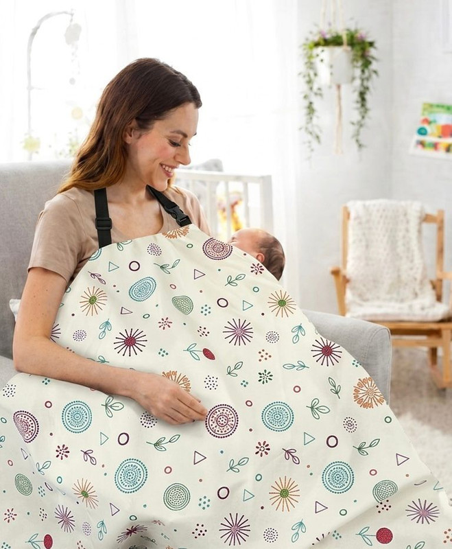CLEANDIGO breast fidding maternity cover for mothers pure cotton Feeding Cloak(Multicolor)