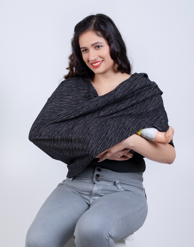 Trendy Jaas breastfeeding cover for mother Feeding Cloak(Black)