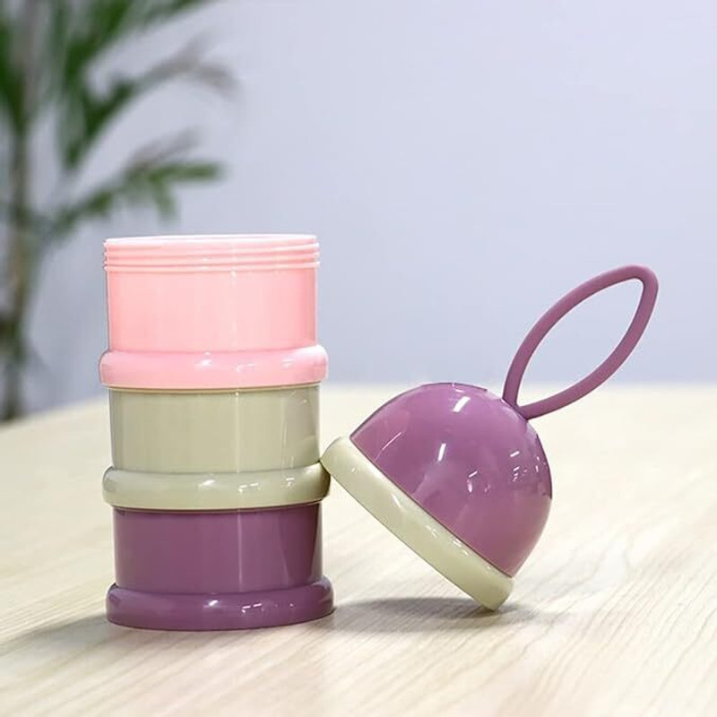 Lixora Easy to Carry Baby Milk Powder Storage Box(Pack of 1, Purple)