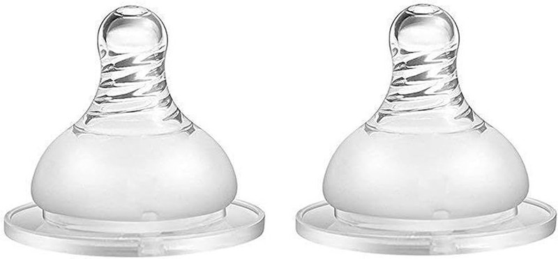 Sellora Natural Wide Neck Nipple for All Kinds of Wide Mouth Feeding Bottles - Silicone(transparent)