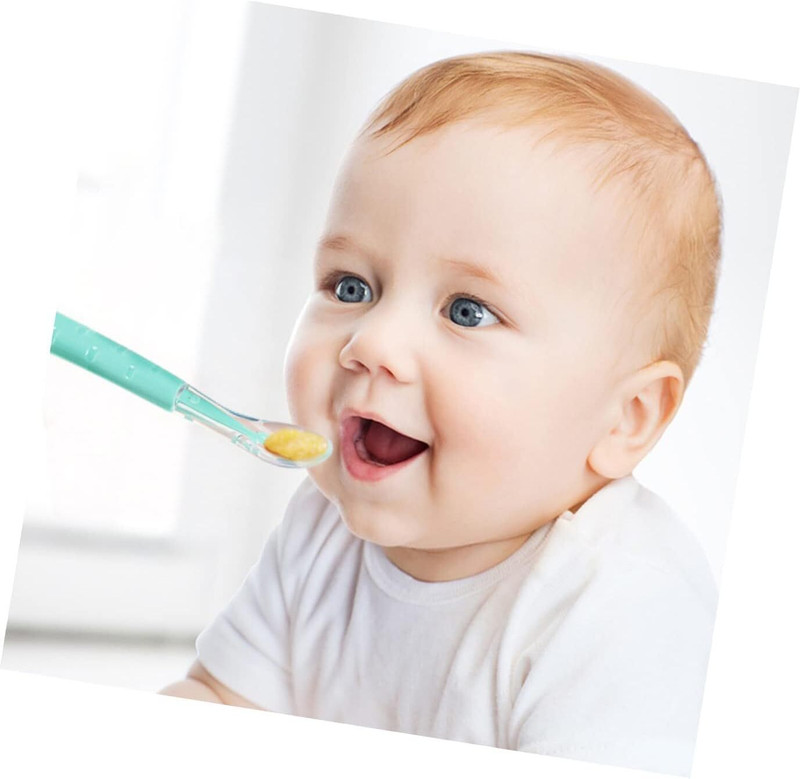 YASH 2 in 1 Use Double Head Fruit Scraping & Soft Tip Feeding Spoon for Toddlers - SILICON(Pink)