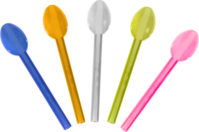 Cradle SILICONE SPOON STRAW  - Silicone(Blue)