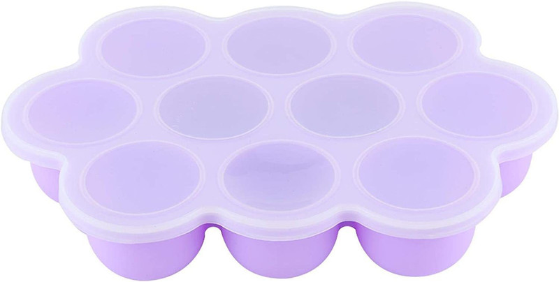 GOLDFINCH Food Storage Container Silicone Food Freezer Tray for Cakes Chocolates(1Piece)  - Silicone(Purple)