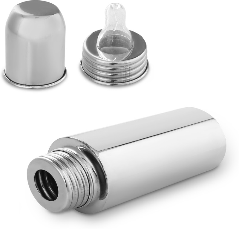 HM POINT Stainless Steel Baby Feeding Bottle for Kids Feeding Bottle - Stainless Steel(Silver 10)