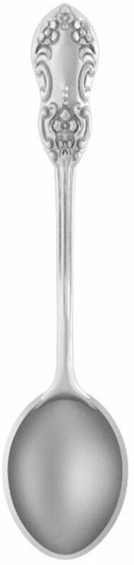 Akshat Sapphire Sterling Silver (92.5% Purity) Pure Silver Designer Spoon For Temple And Worship - Sterling Silver(Silver)