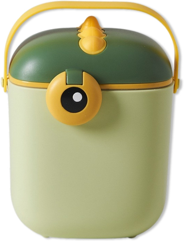 GUCHIGU Baby Portable Milk Powder container with spoon Set , BPA Free Food storage Box  - plastic(Green)