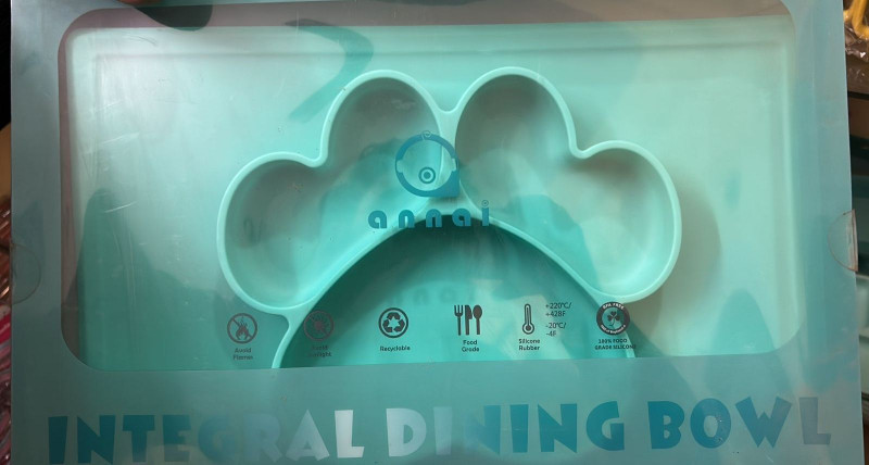Atharv Nest SILICON BABY FEEDING BOWL SET, SUCTION BABY BOWL  - Silicon(Random)