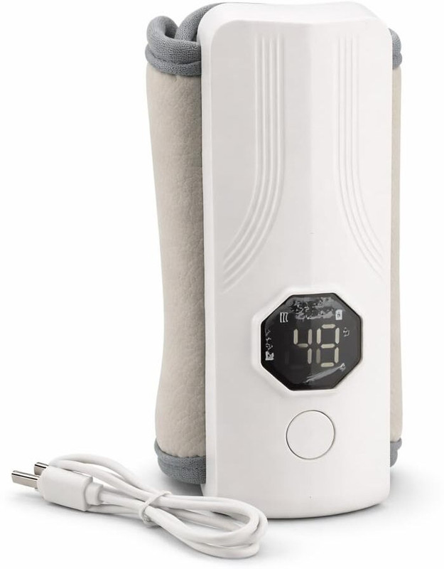 Niloni Baby Bottle Warmer for Milk & Food | Fast Heating Electric Bottle Warmer | - Plastic(White)
