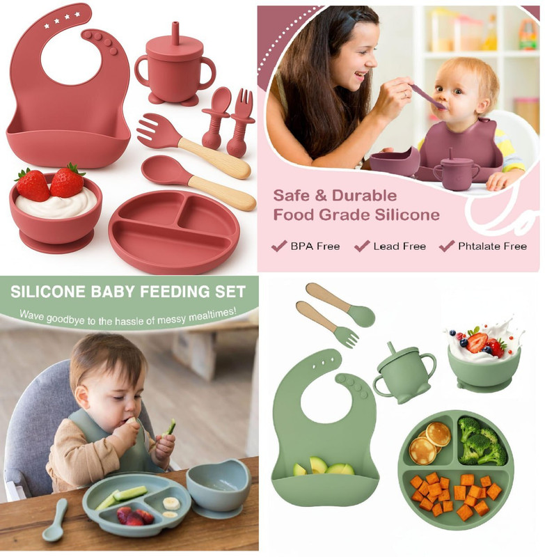 DebRifo Silicone Baby Feeding Set  - silcon(Multicolor)