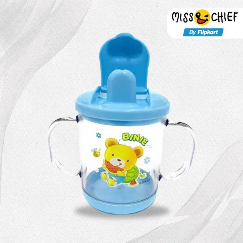 Miss & Chief By Flipkart Straw Feeding Sipper Anti Spill for Kids Fruit Feeder And Soother - Made of Food-Grade Material, 100% free of BPA(Blue, Green, Light Blue)