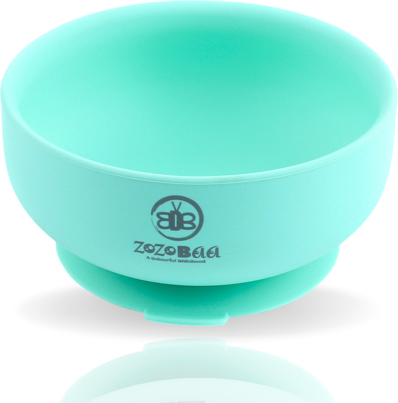 Zozobaa Strong Suction Base Silicone Baby Bowl | BPA-Free, Babies First Stage Feeding  - Food Grade Silicone(Green)