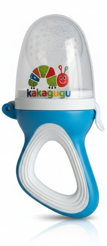 kakagugu Baby Food Feeder||Fruit Feeder Pacifier||Fruit Nibbler-Best Infant Teething Toy - 100% BPA-Free Teether for Boys & Girls, Soft Silicone Fruit Teethers for Babies(Multicolor)
