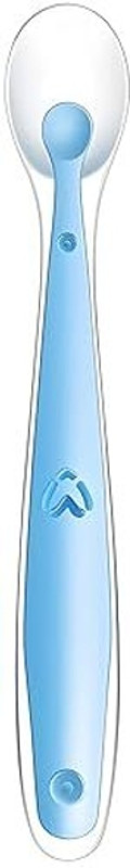 SuperDaze Baby Feeding Spoon First Step | BPA Free Silicon | Non-Toxic Spoon For Babies  - Silicone(Multicolor)