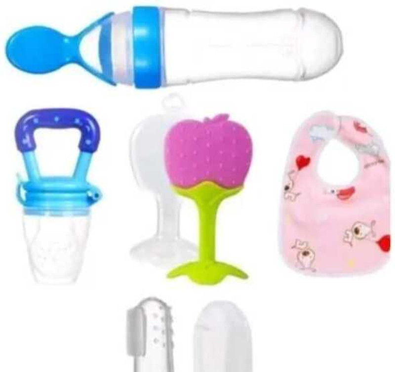 nannhemunne baby feeding set  - silicone(Multicolor)